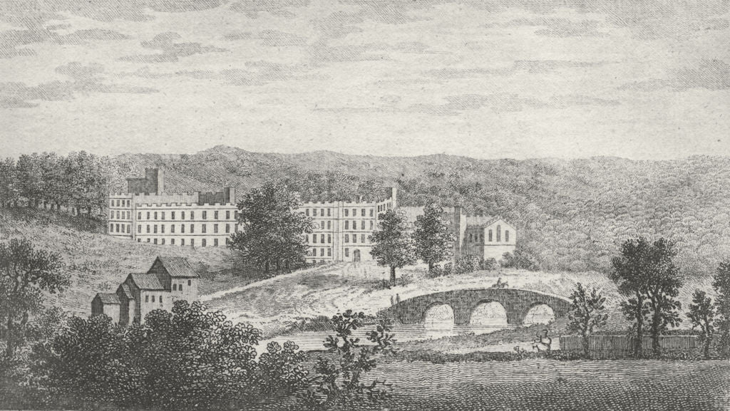 DERBYS. Haddon Hall in hire, Duke Rutland. Goadby 1787 old antique print